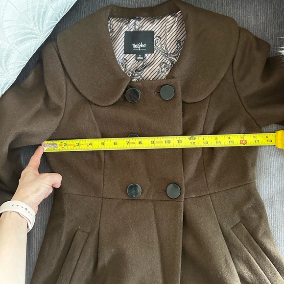 Brown wool coat - Picture 7 of 7